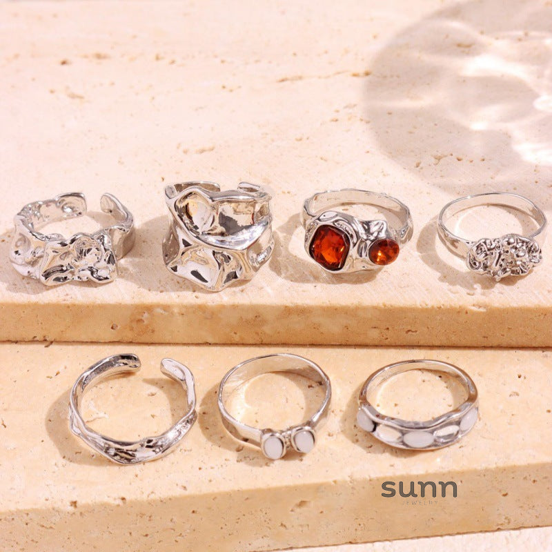 Katharina Resin Ring Set [O4VG8S8W]