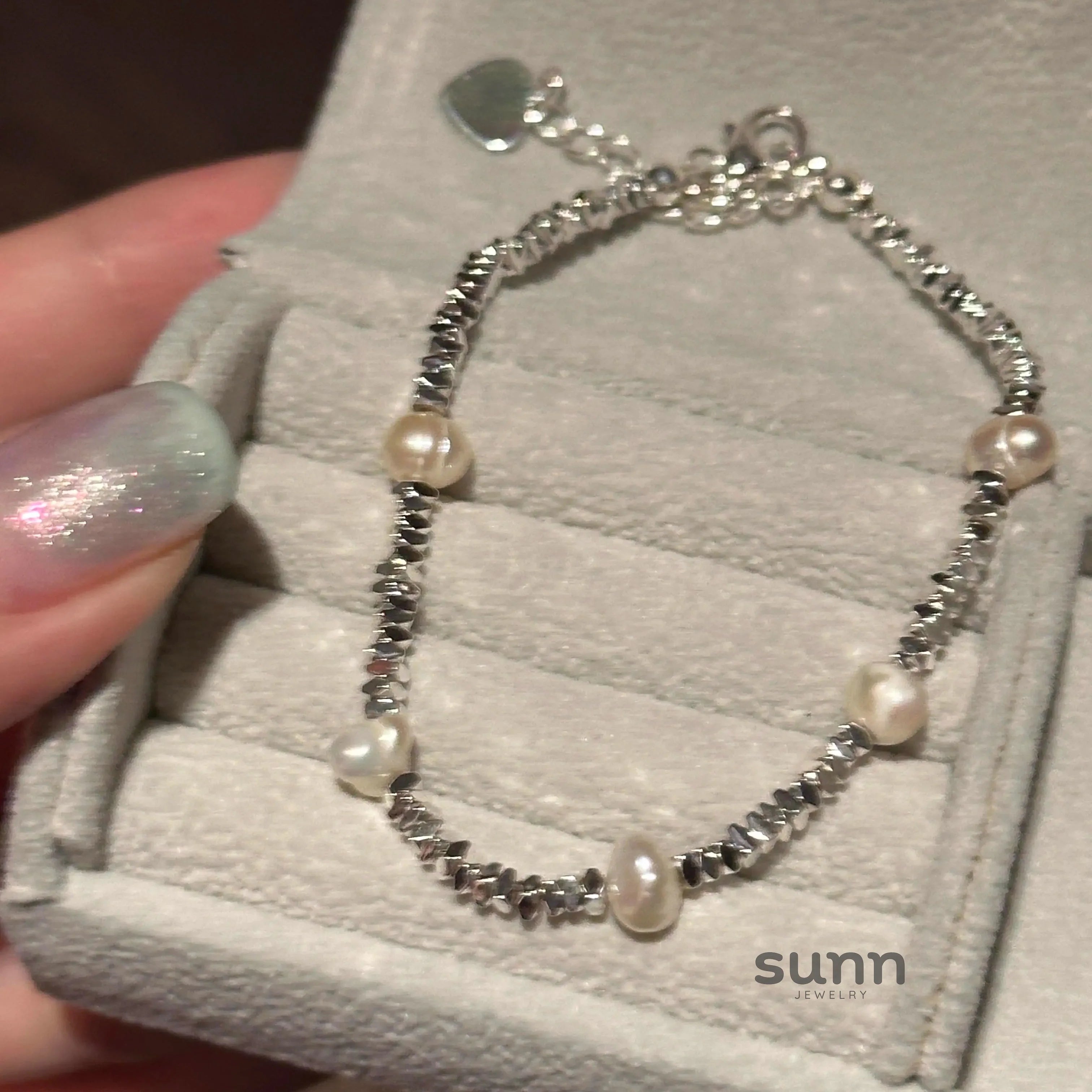 Katherin Celestial Pearl Bracelet
