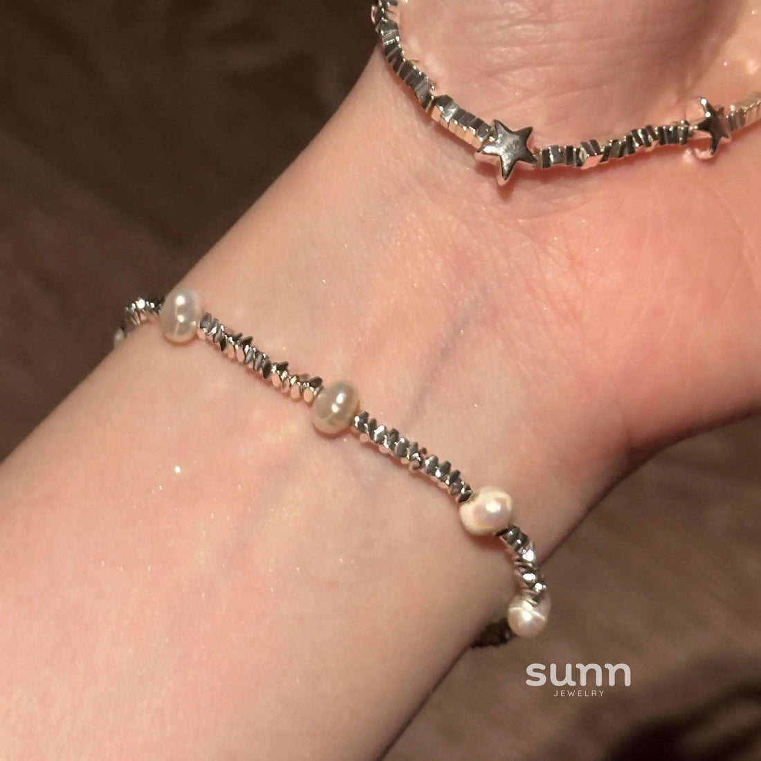 Katherin Celestial Pearl Bracelet