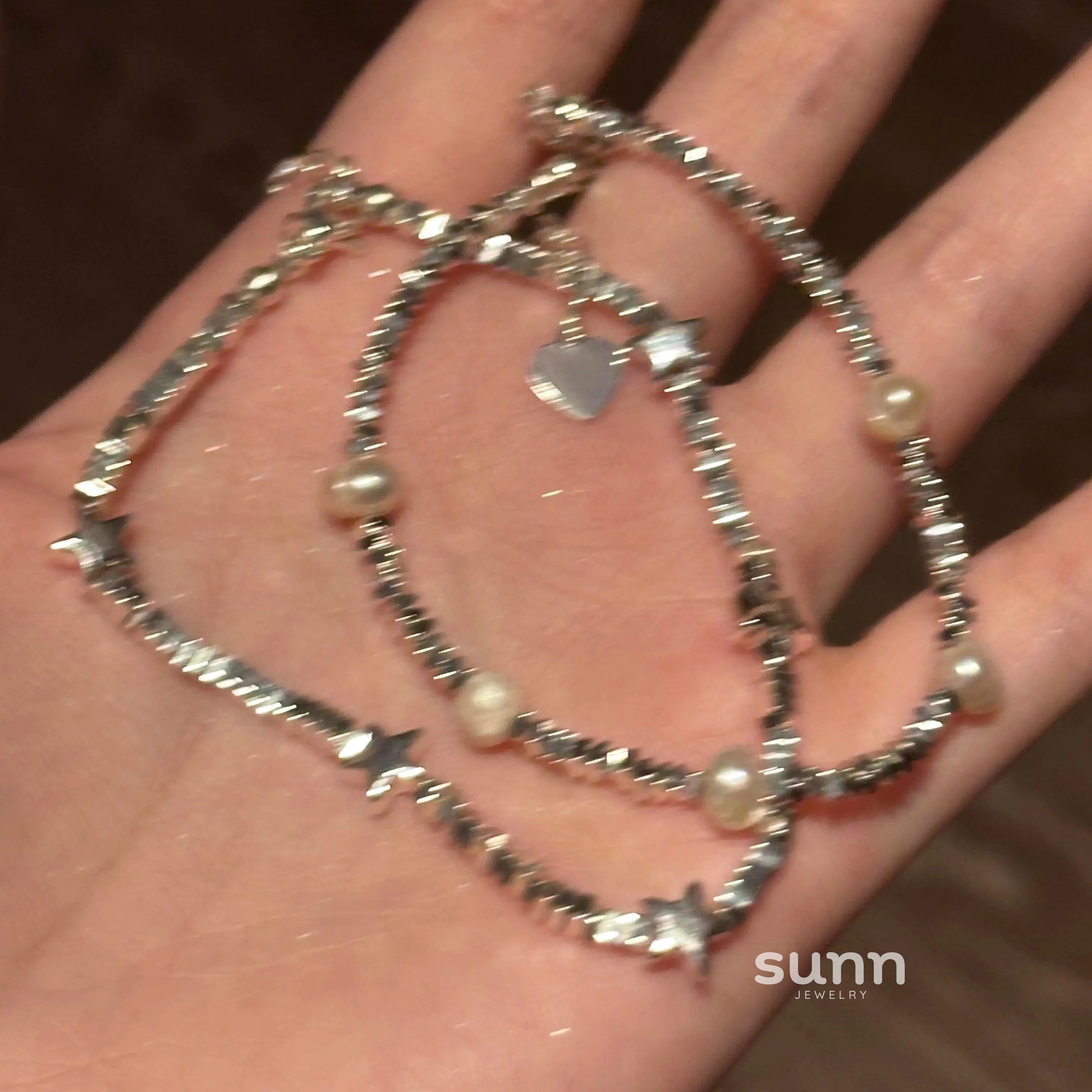 Katherin Celestial Pearl Bracelet