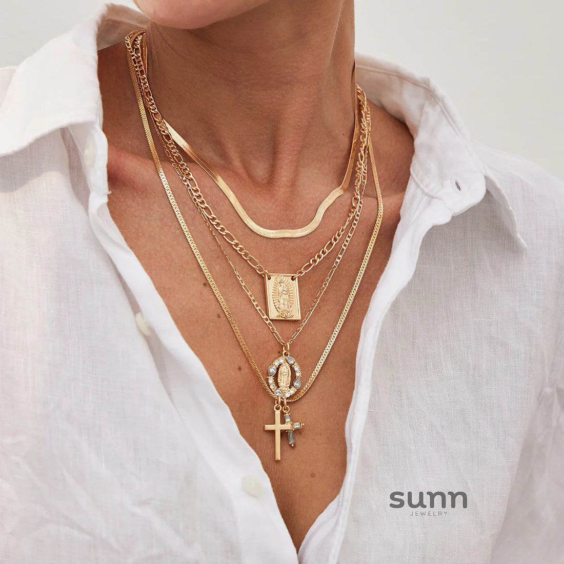 Katherine Layered Necklace Set