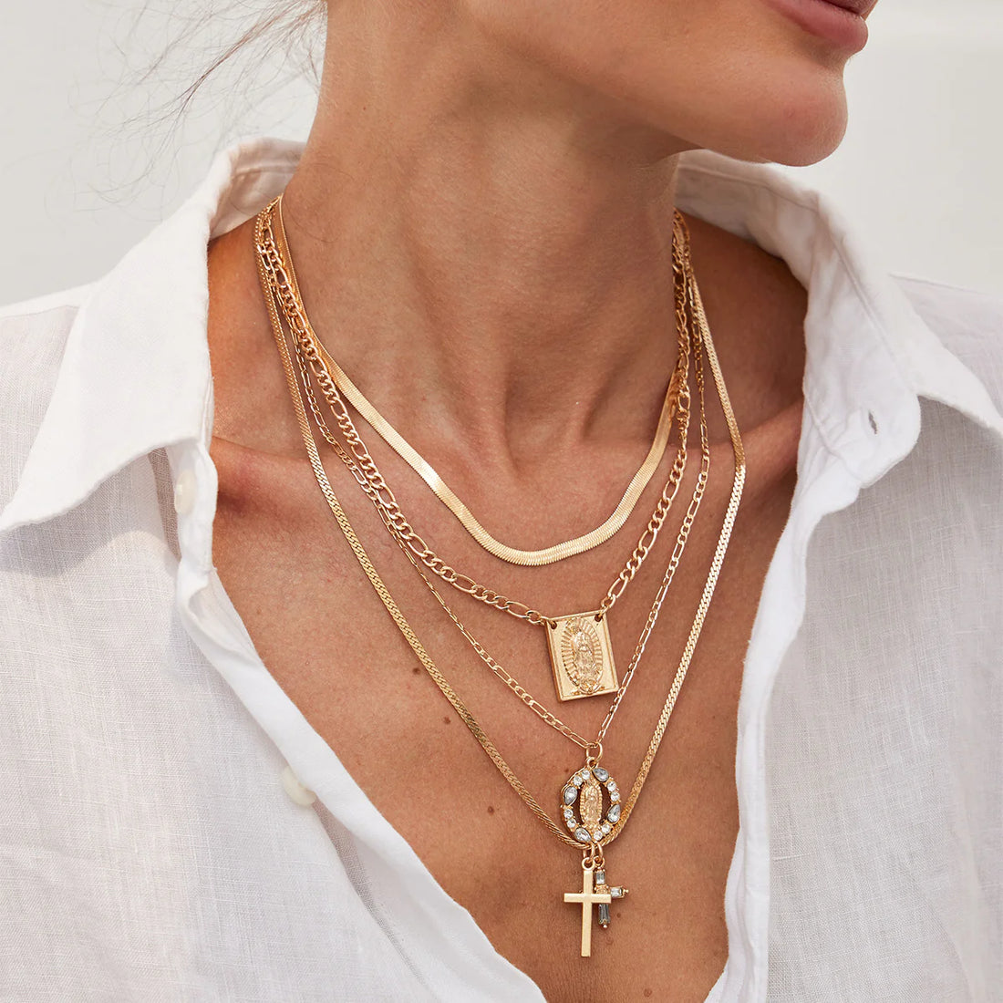 Katherine Layered Necklace Set