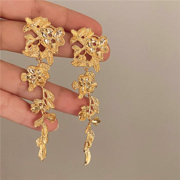 Katheryn Floral Drop Earrings [NICMCU5L]