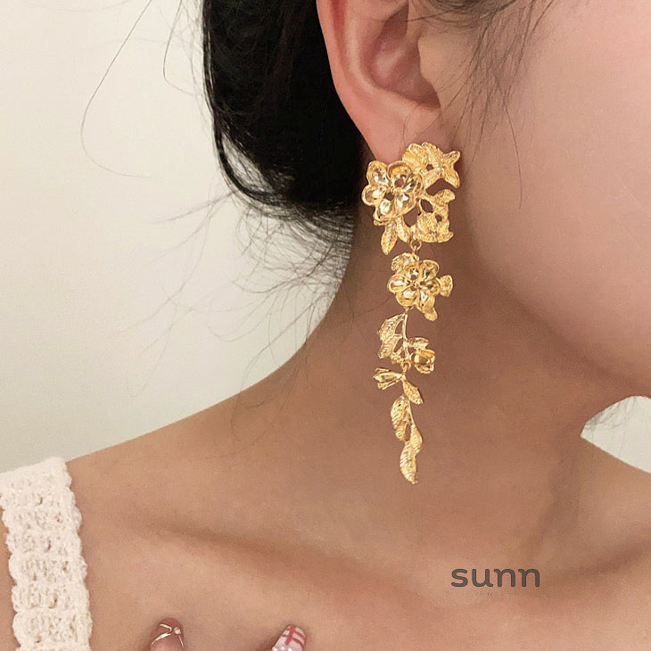 Katheryn Floral Drop Earrings [QNN3R7U5]