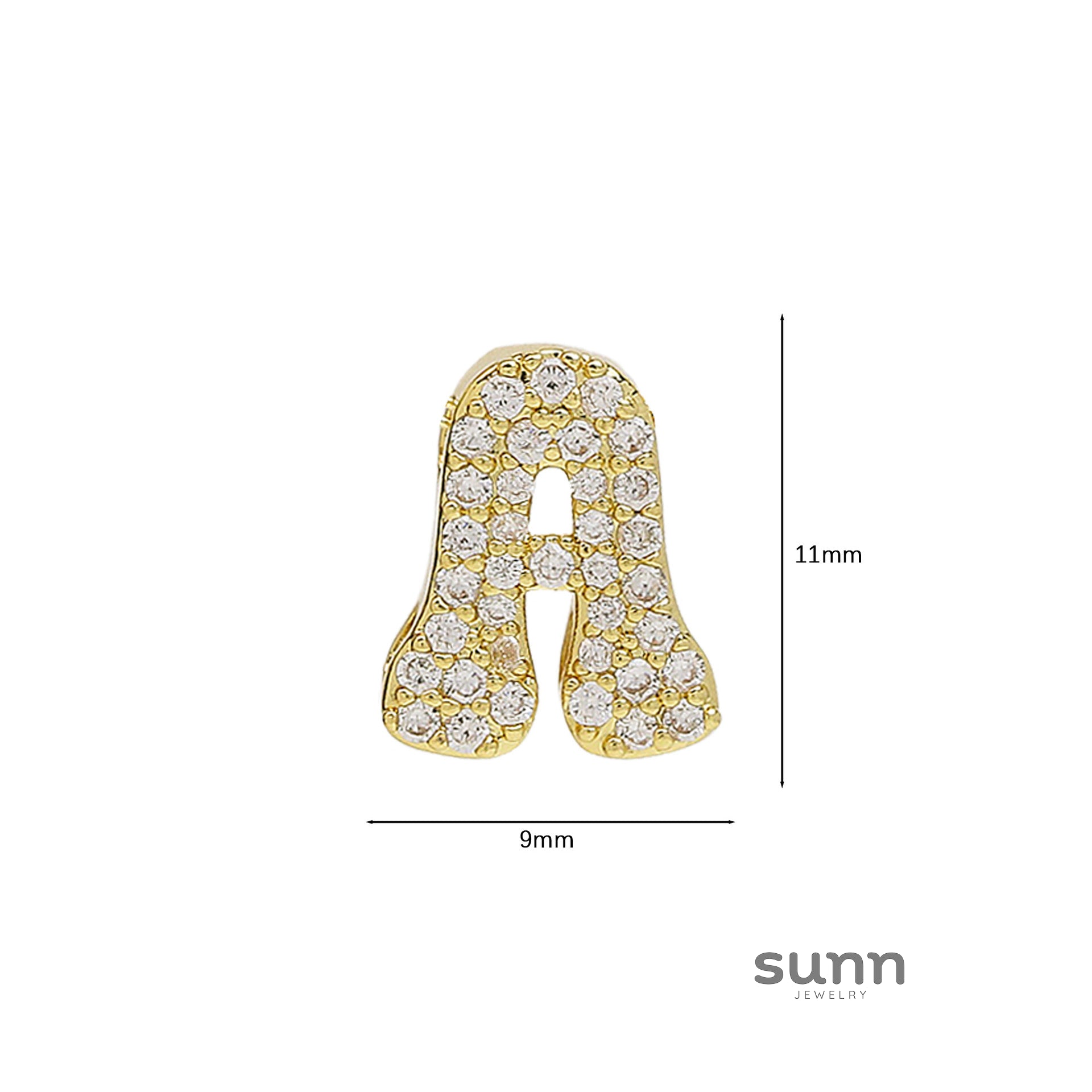 Katheryn Pave Initial Necklace [9GIXNH73]