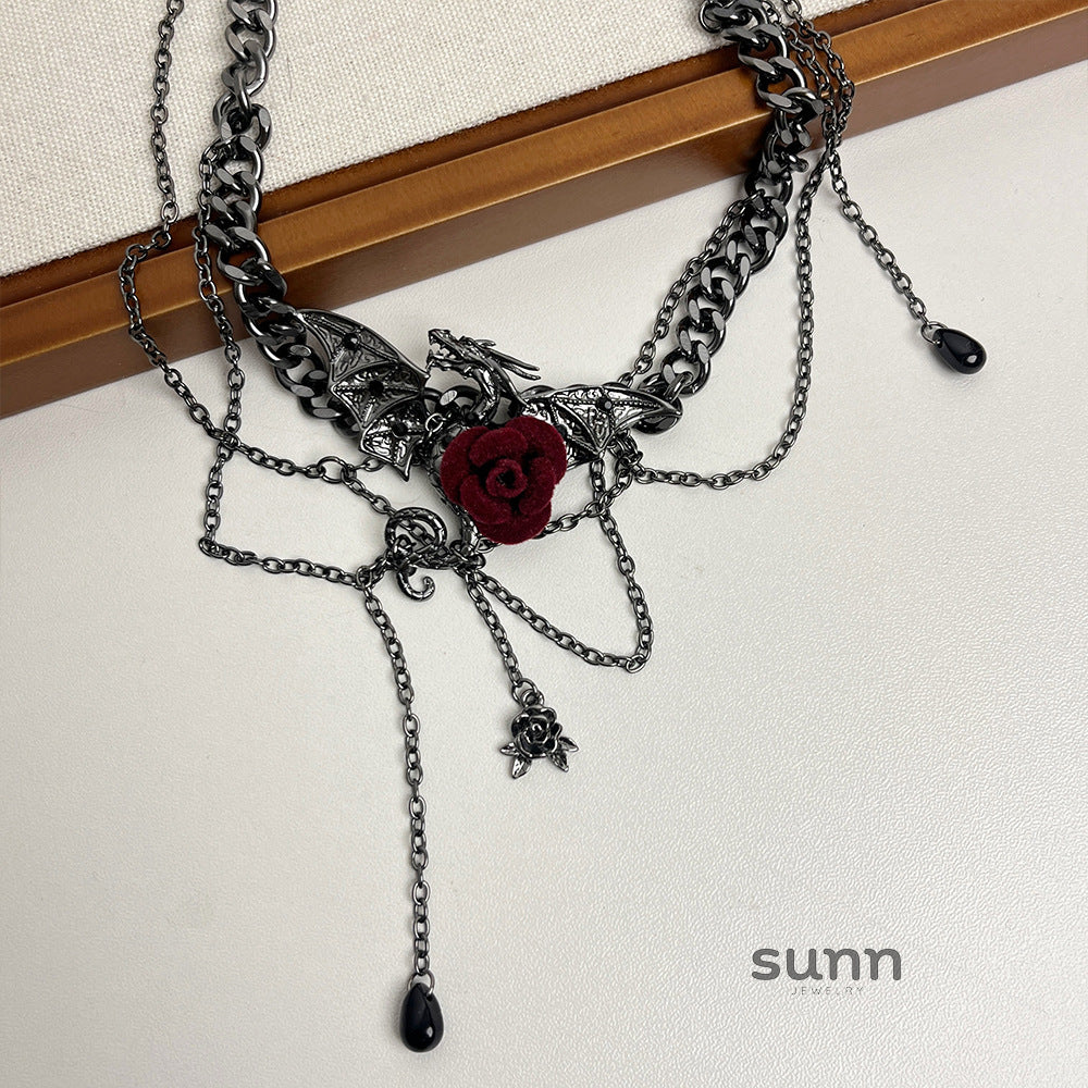 Kathleen Dark Dragon Choker [QCLXDR1H]
