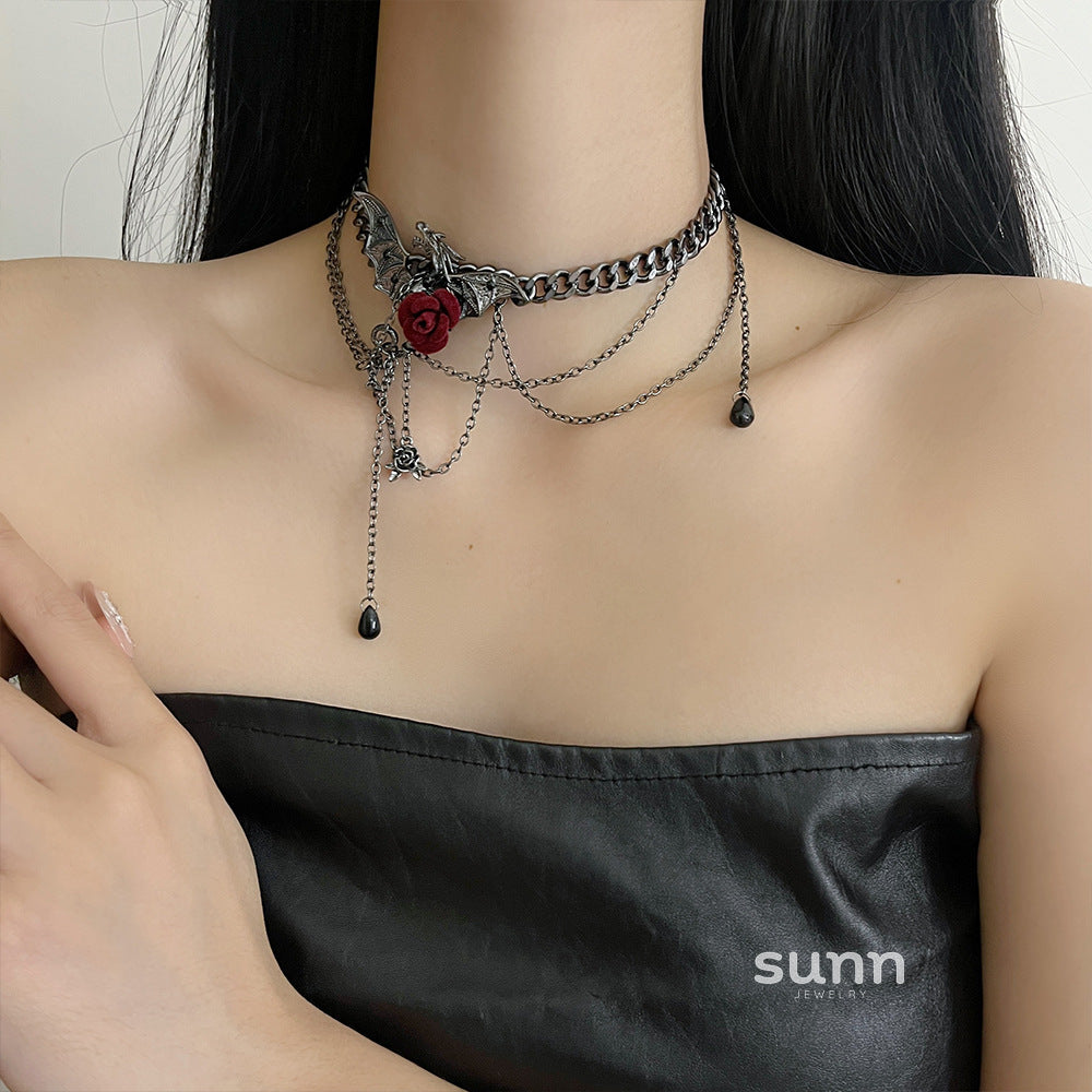 Kathleen Dark Dragon Choker [P8FQNM47]