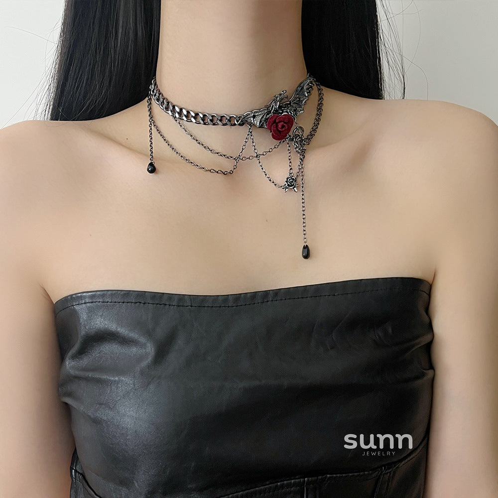 Kathleen Dark Dragon Choker [8N6OOS8C]