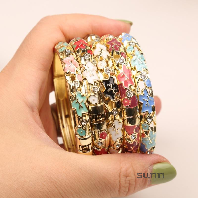 Kattleya Star Enamel Bracelet [QPZJWKM2]