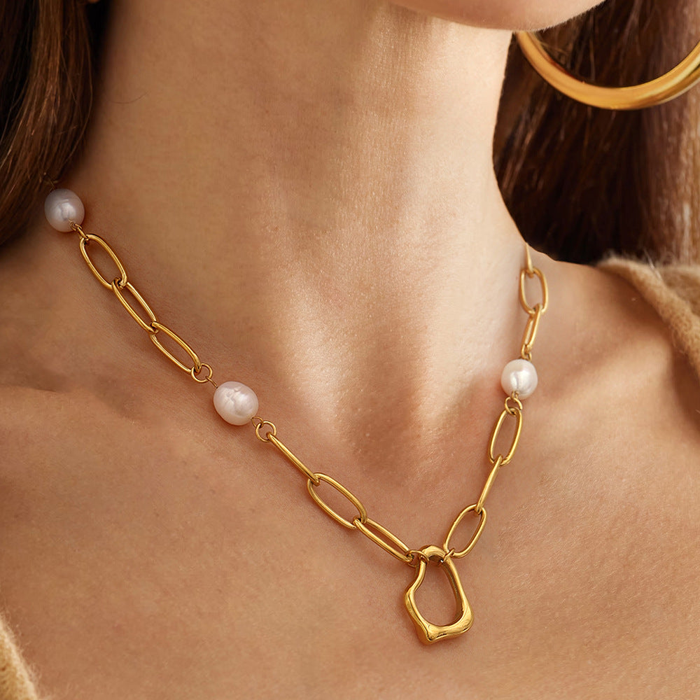 Kattleya Wave Pearl Jewelry Set [891ZQ1MZ]