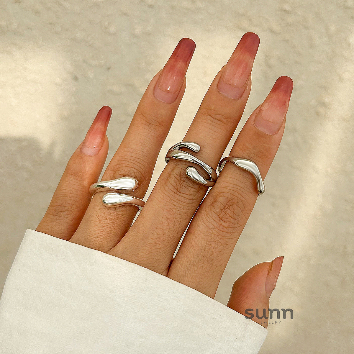 Katy Liquid Metal Open Ring [GSQDSJKH]