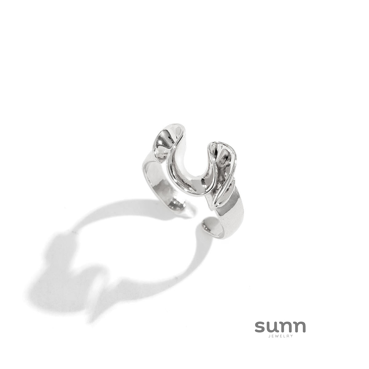 Katy Liquid Metal Open Ring [OKRH2VUT]