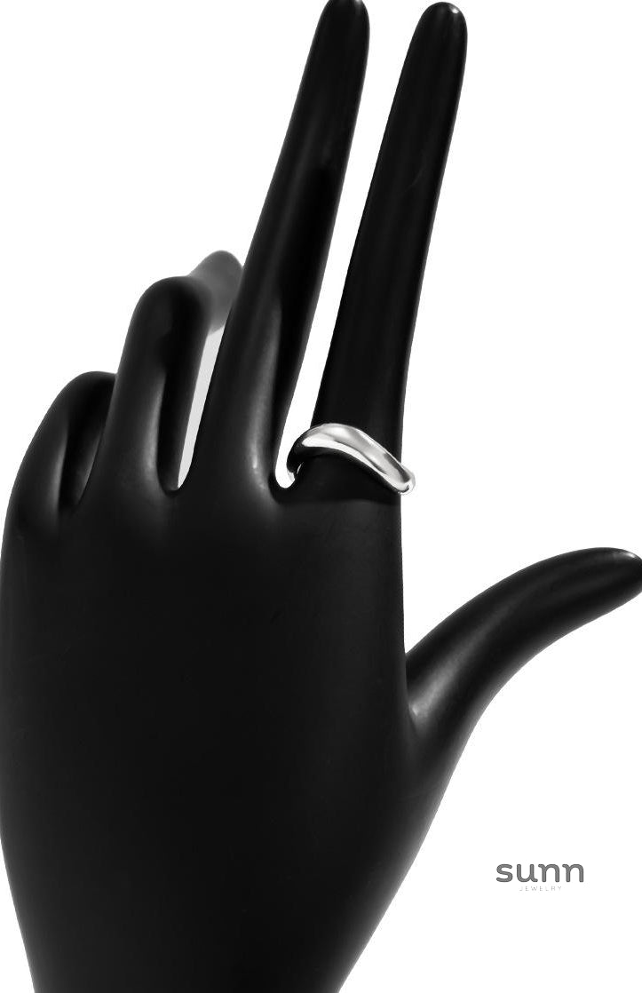 Katy Liquid Metal Open Ring [RN4Y03TM]