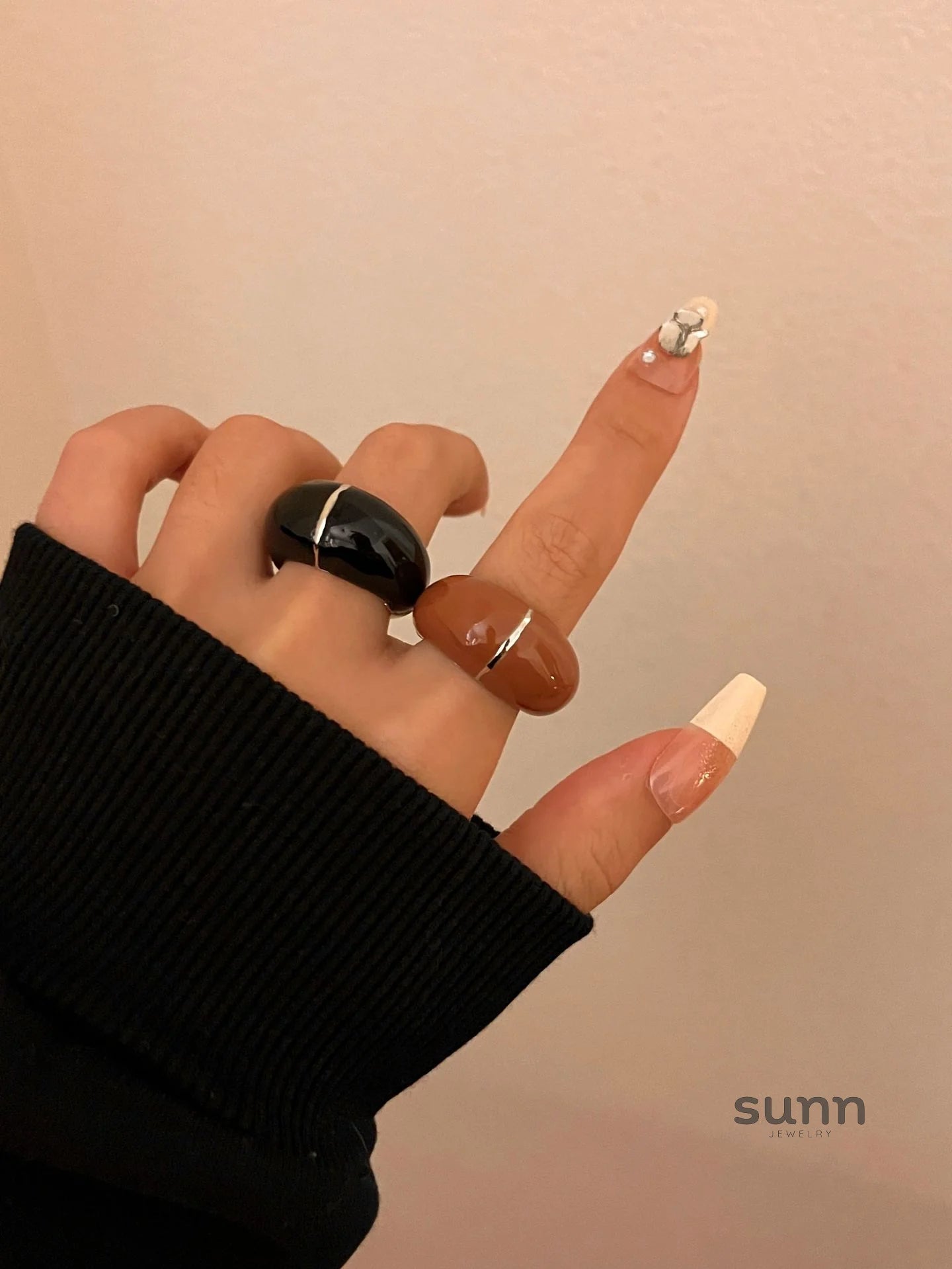 Katya Enamel Drip Ring