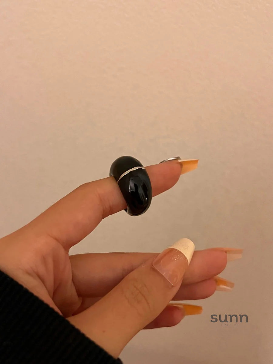 Katya Enamel Drip Ring