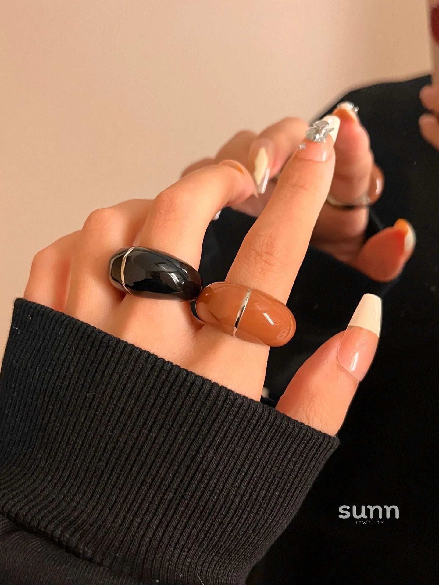 Katya Enamel Drip Ring