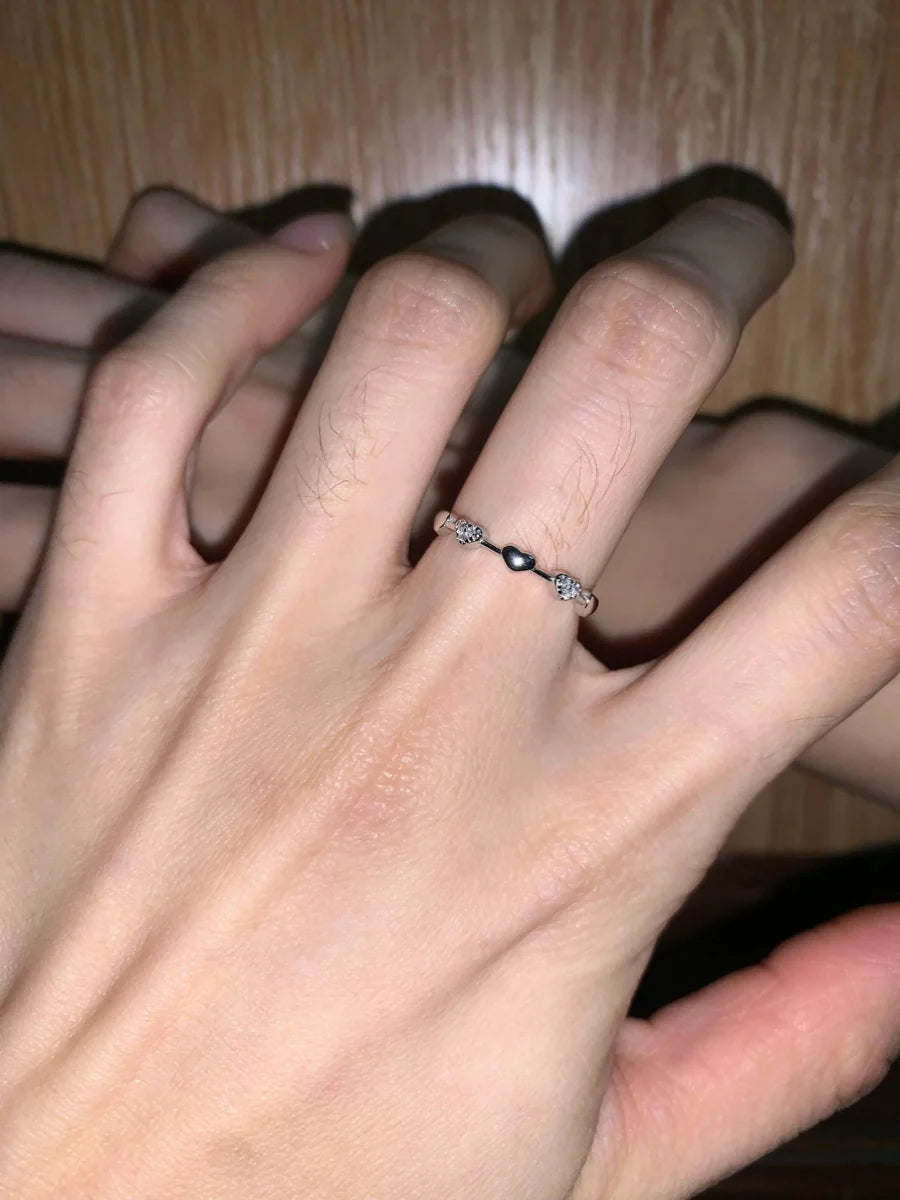 Kayanna Delicate Heart Adjustable Ring