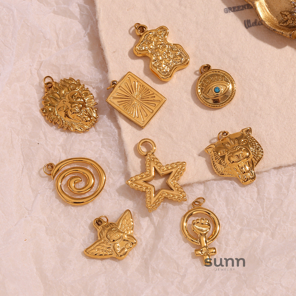 Kayce Geometric Charm Pendants [1WXB7Z81]