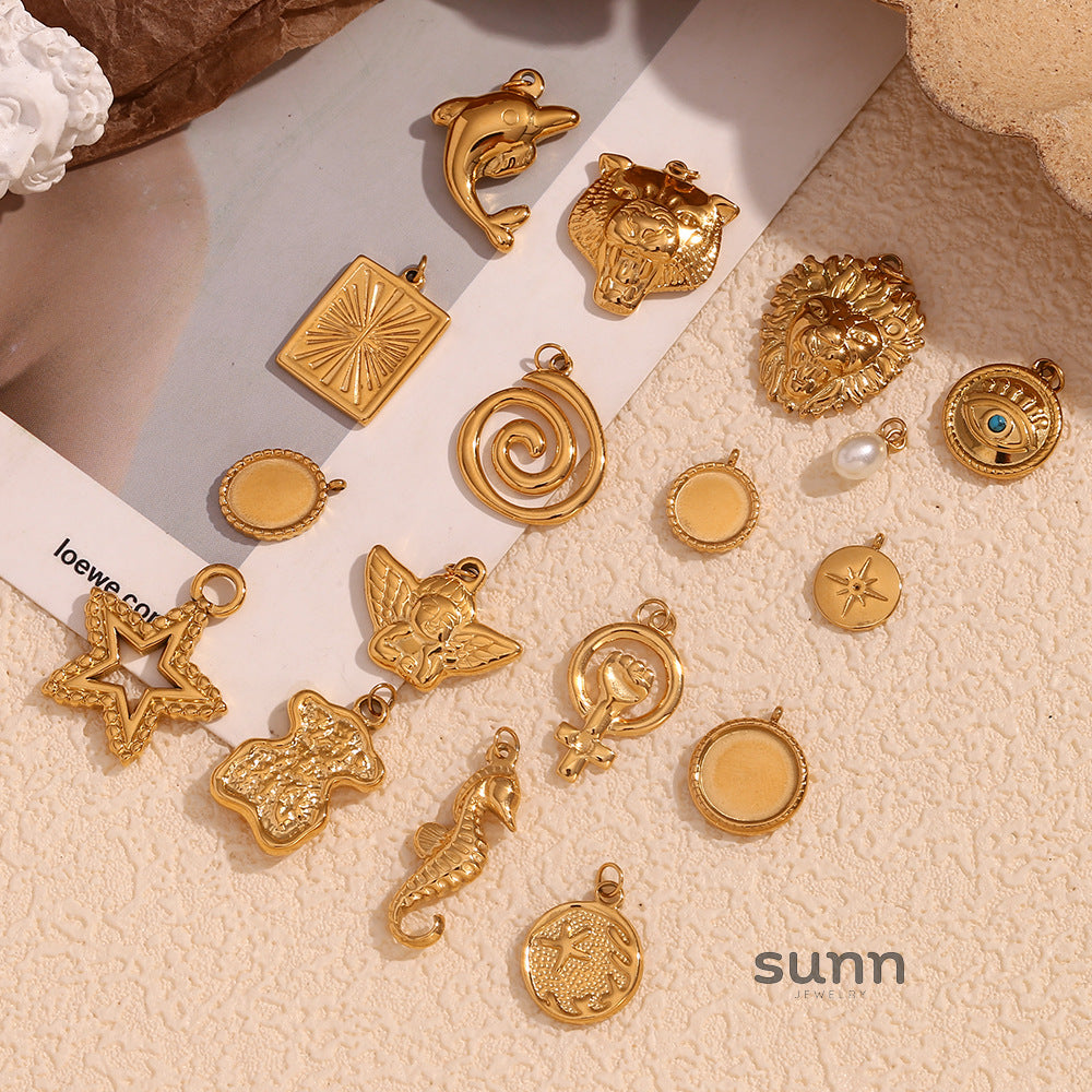 Kayce Geometric Charm Pendants [YI4IY582]