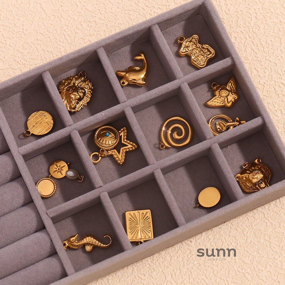 Kayce Geometric Charm Pendants [3QZG8YC8]