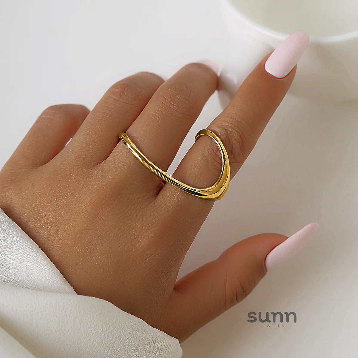 Kayce Modern Open Ring
