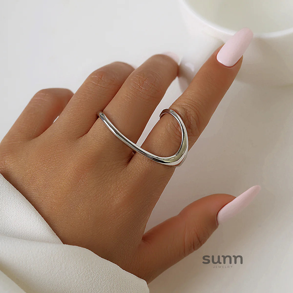 Kayce Modern Open Ring