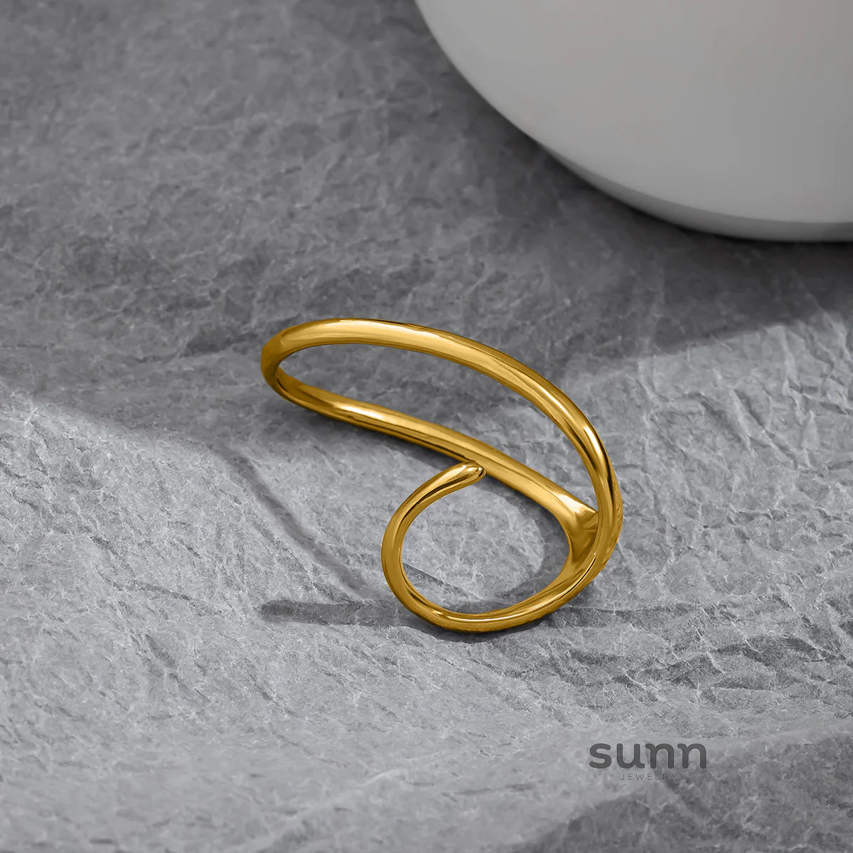 Kayce Modern Open Ring