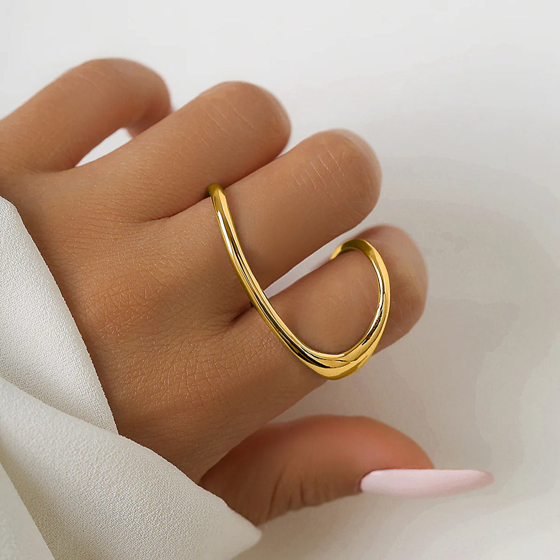 Kayce Modern Open Ring