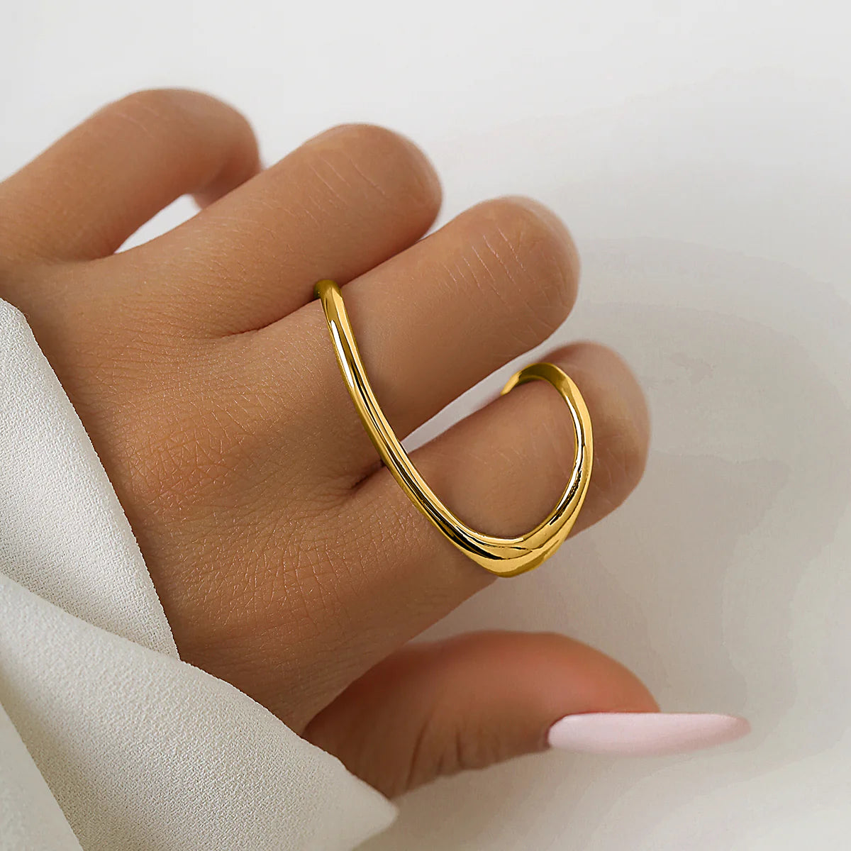 Kayce Modern Open Ring