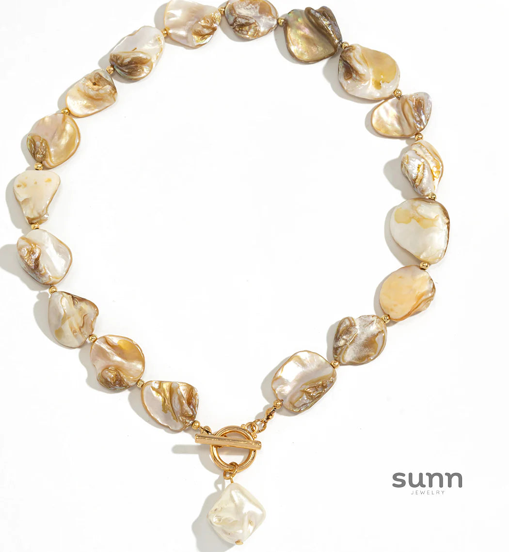 Kayce Shell Toggle Bracelet Necklace