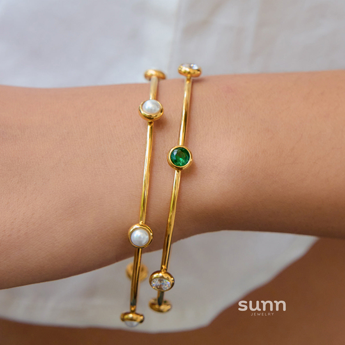 Kaycee Pearl Chain Bracelet [RJWJ9C7V]