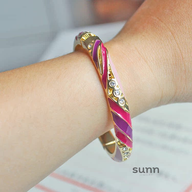 Kayci Enamel Glaze Bangle [DEXL5EMQ]