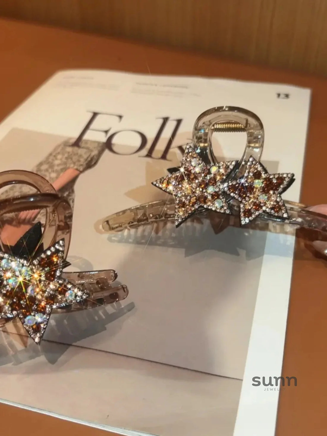 Kaycie Sparkling Star Claw Clip