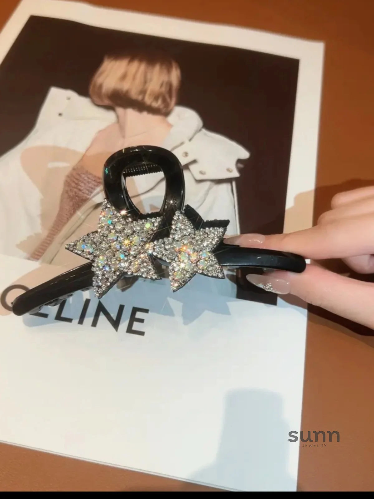 Kaycie Sparkling Star Claw Clip