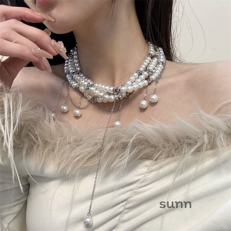 Kaydance Pearl Heart Choker [YC9QDHA8]