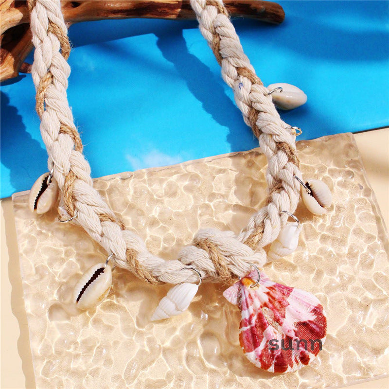 Kaylani Bohemian Shell Necklace [ABHB0DR0]