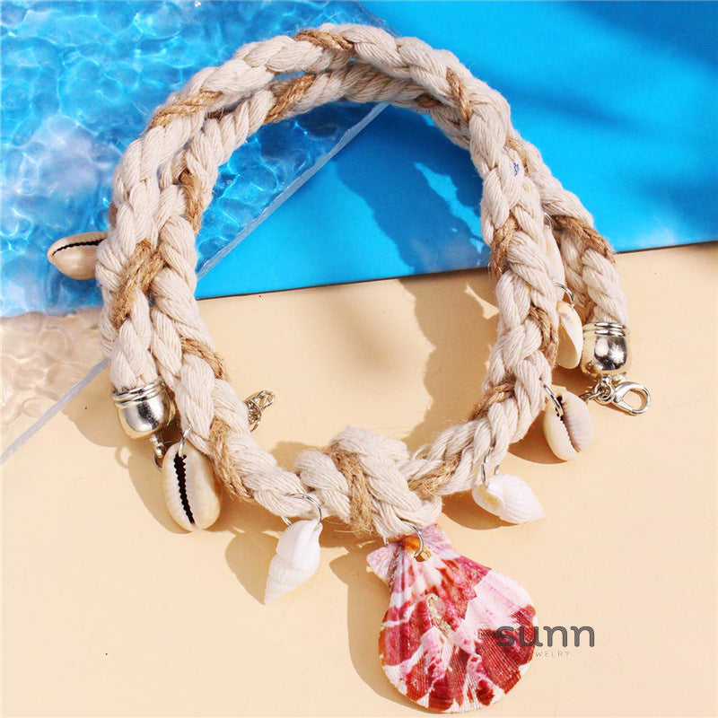 Kaylani Bohemian Shell Necklace [F78C09YQ]