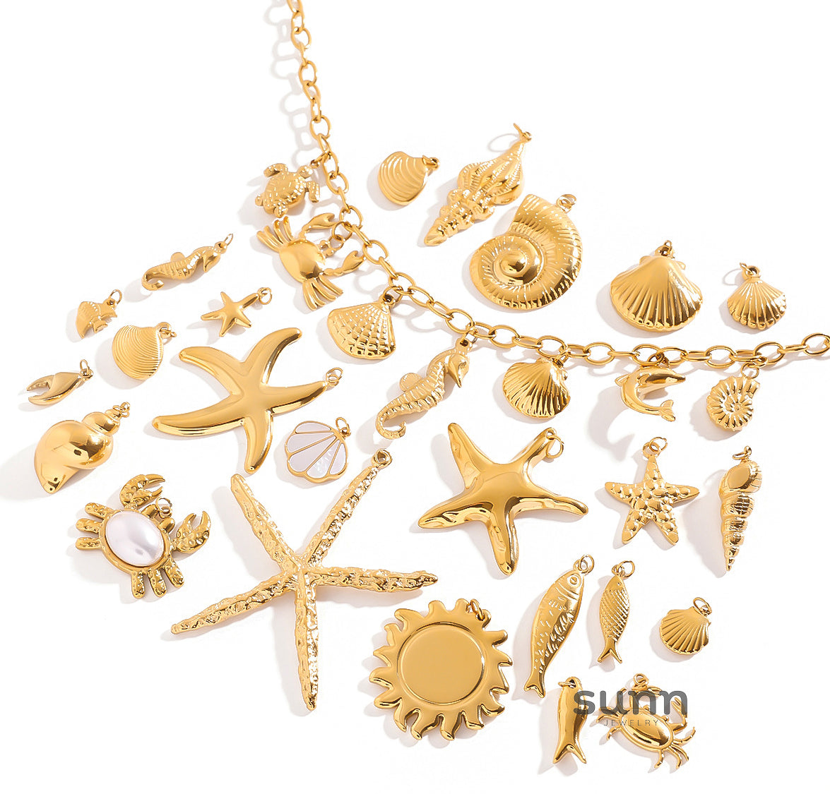 Kaylea Titanium Charm Pendants [KA6ID1KO]