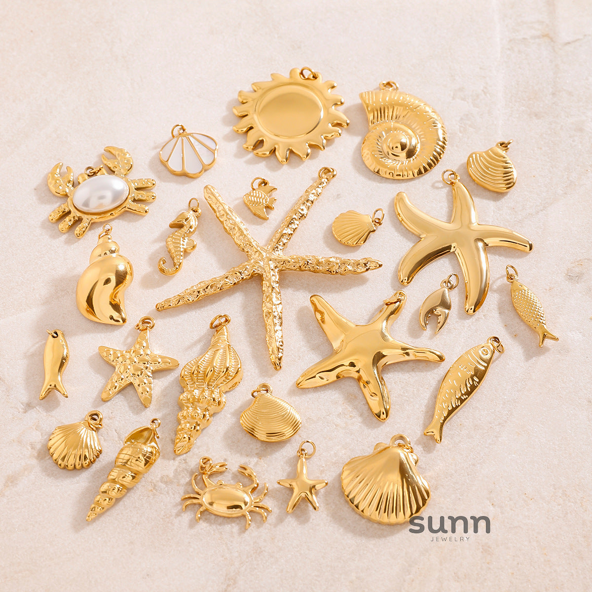 Kaylea Titanium Charm Pendants [BPDABSJK]