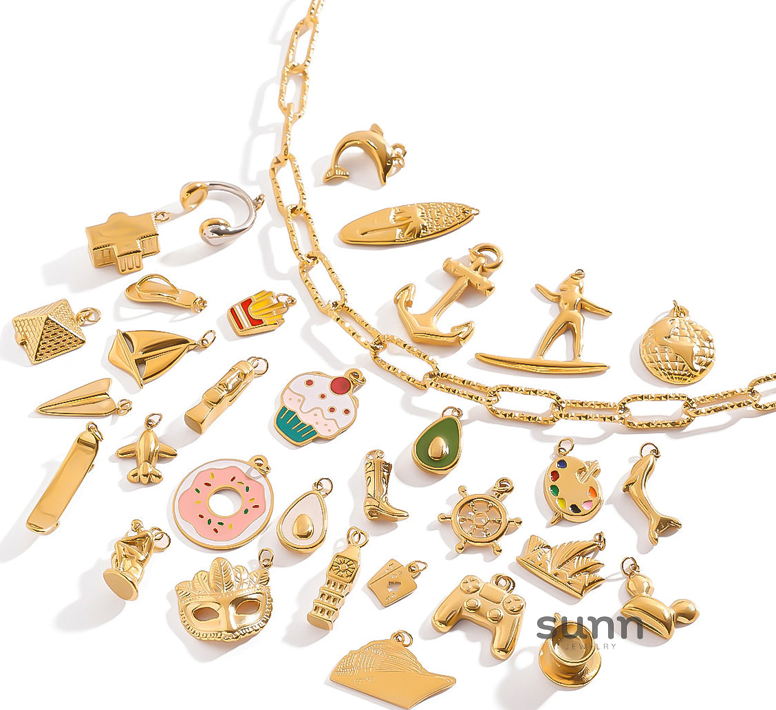 Kaylea Titanium Charm Pendants [RB6Y2JWJ]