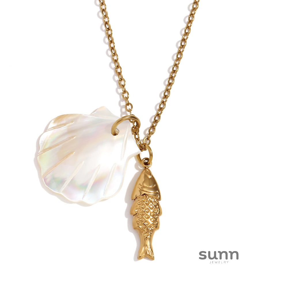 Kayleah Ocean Treasure Necklace [YTZ0SILX]