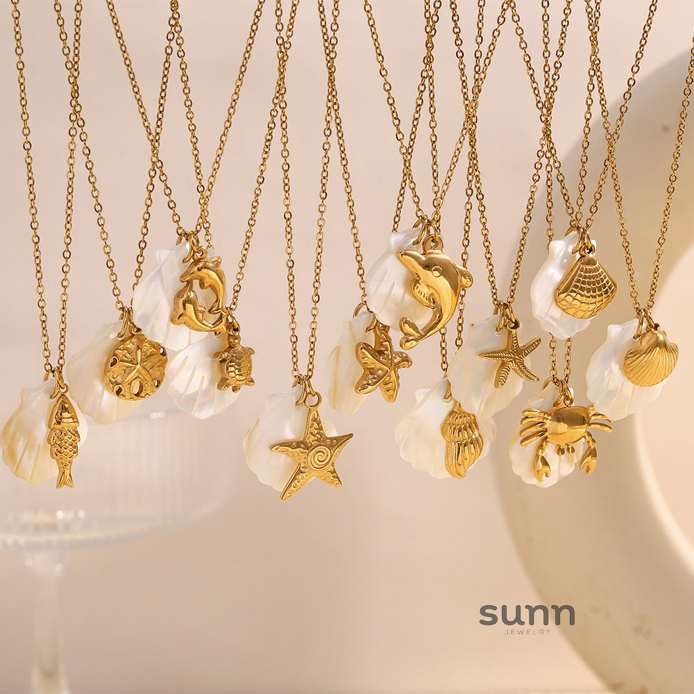Kayleah Ocean Treasure Necklace [0D02VCME]