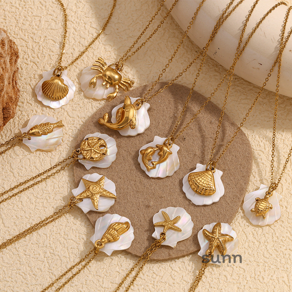 Kayleah Ocean Treasure Necklace [BE5LEUBP]