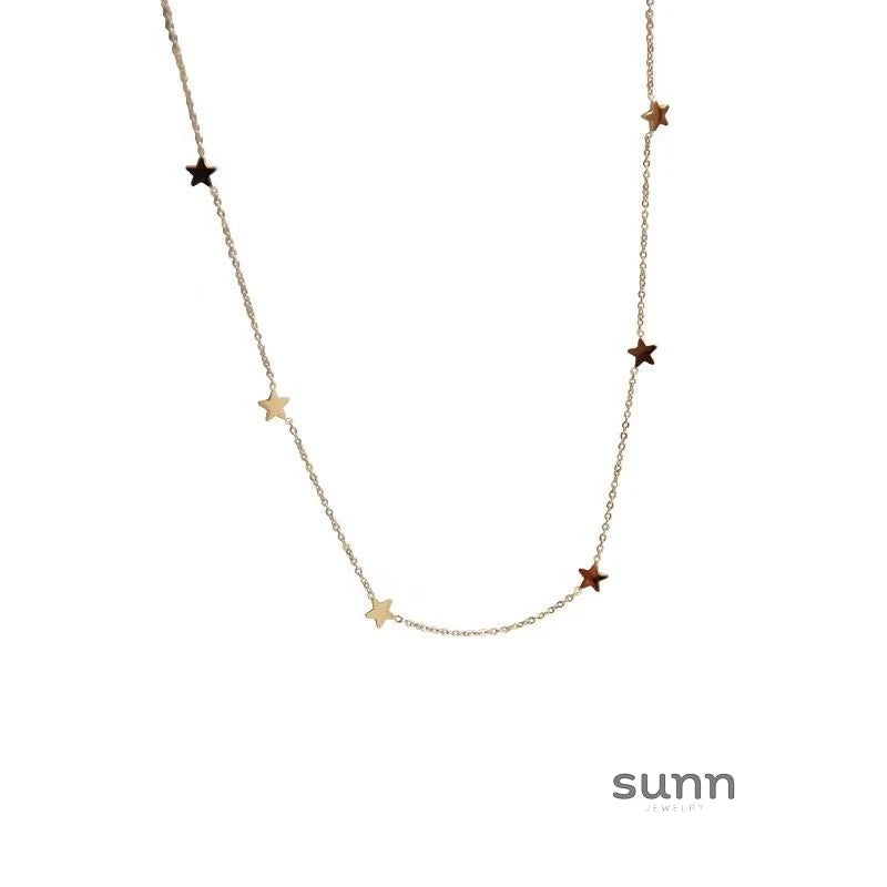 Kaylianna Layered Star Necklace