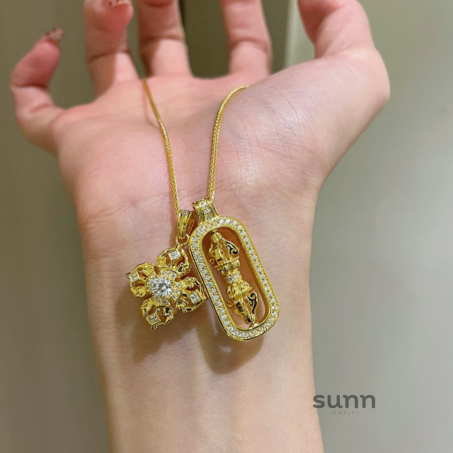 Kaylie Auspicious Charm Necklace [M49932WV]