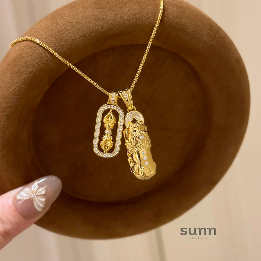 Kaylie Auspicious Charm Necklace [80ZQ46G3]