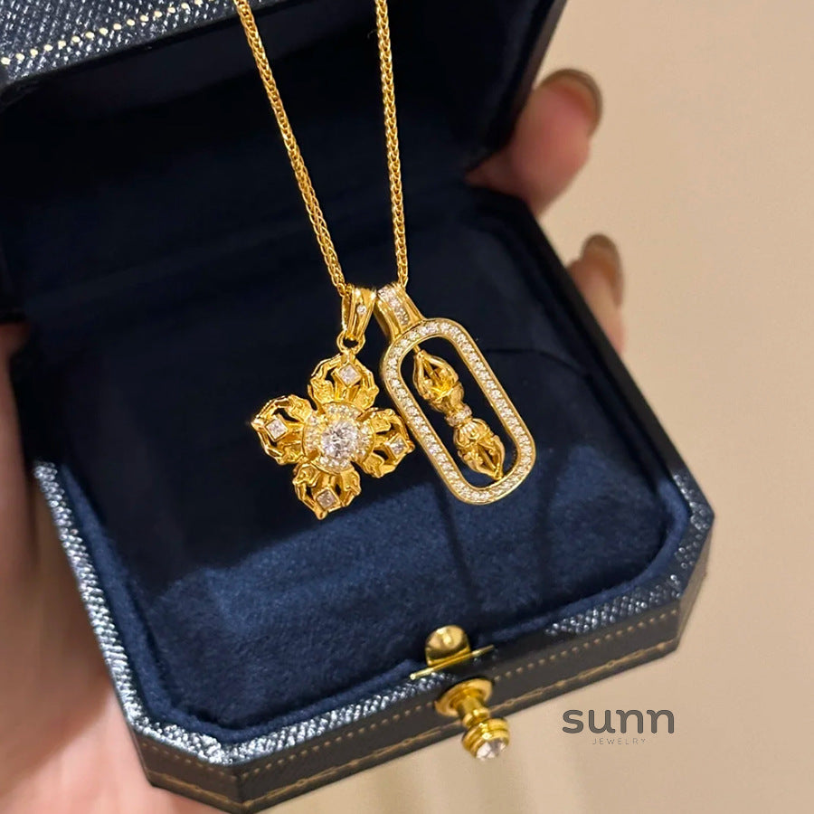 Kaylie Auspicious Charm Necklace [FICTAG0G]
