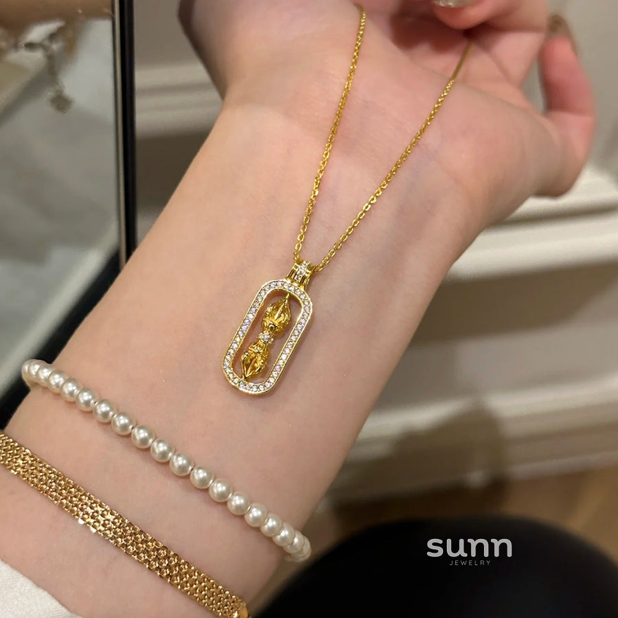 Kaylie Auspicious Charm Necklace [167AJ3UT]