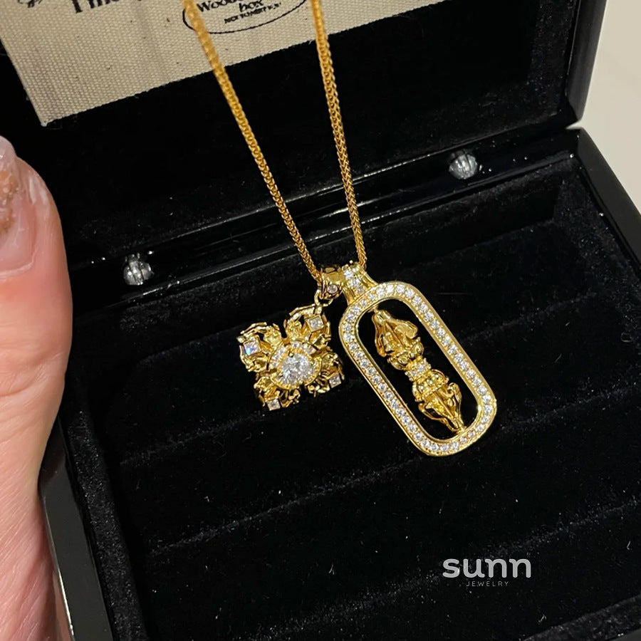 Kaylie Auspicious Charm Necklace [9HGHBFO0]