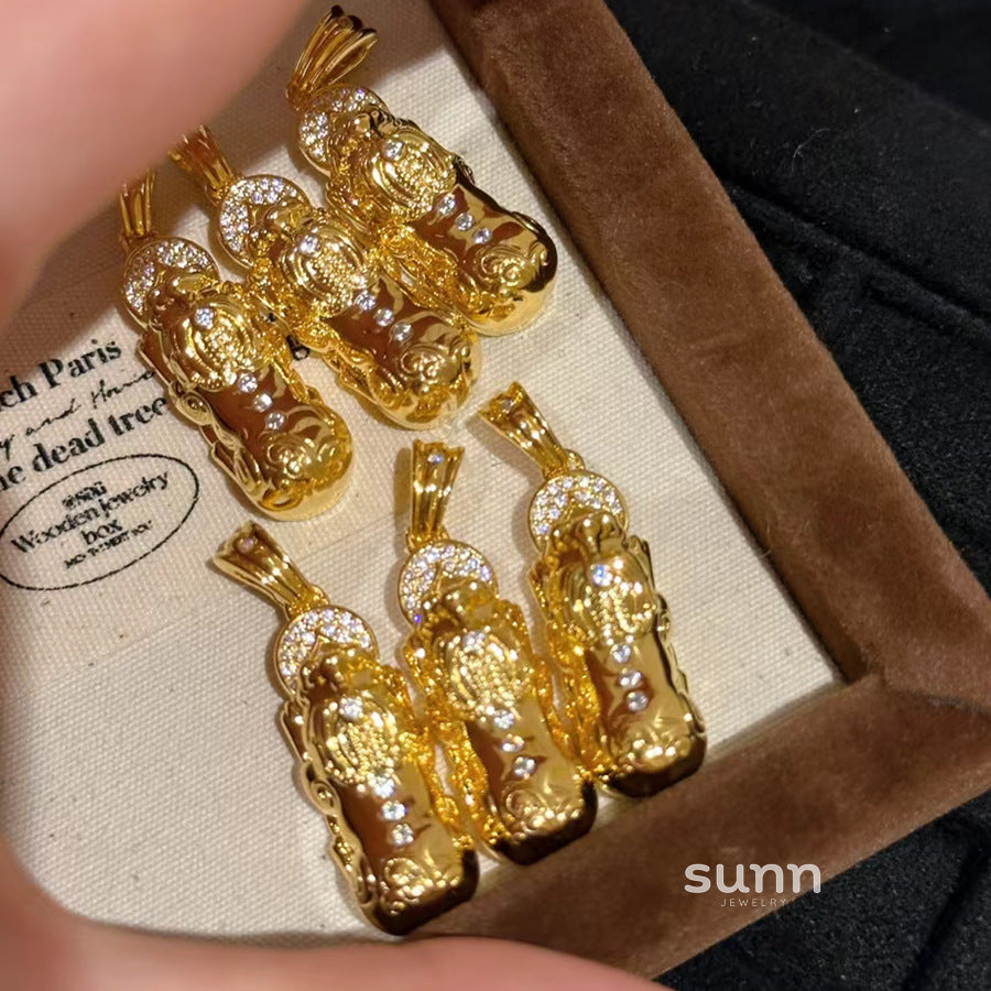 Kaylie Auspicious Charm Necklace [1PCBNGYH]